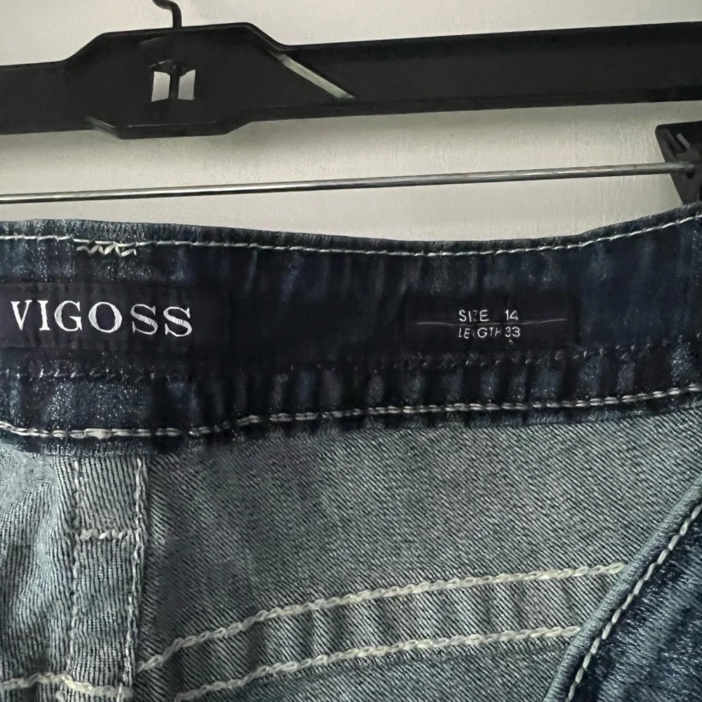 Vigoss Women's Boot Cut Jeans - Size 14x33 - Picture 8 of 10